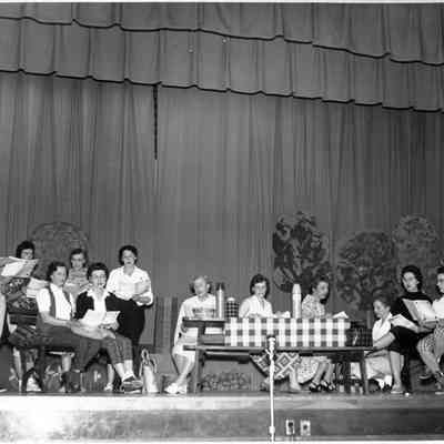 Photograph, 1960 Variety Show, College Club and Kiwanis Club, Women's Chorus