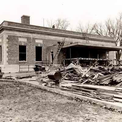 Photograph, Post Office, Construction, 1932