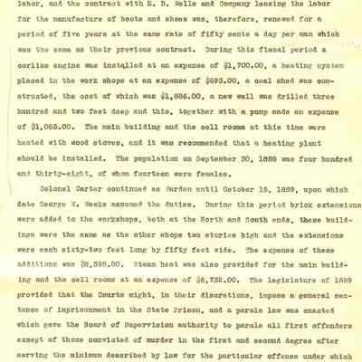 Brief History of Wis. State Prison.
