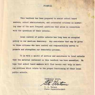 State Dept of Public instruction (Handbook for School Officials) June 1950: Origformat: Other
