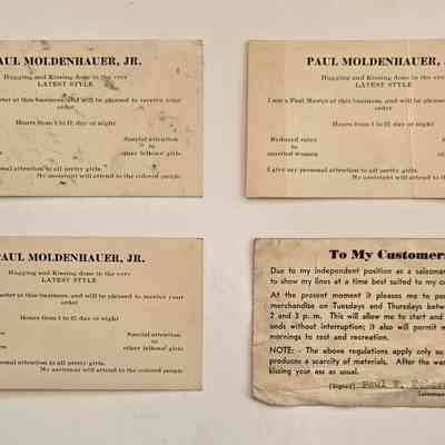 Cards, Paul Molderhauer