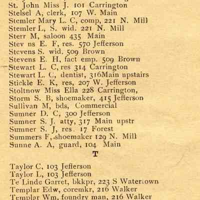 Page 30 Of Directory