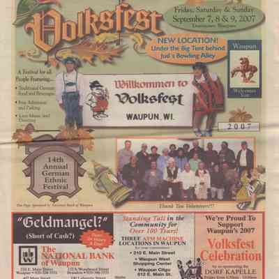 Program, Volksfest, 2007