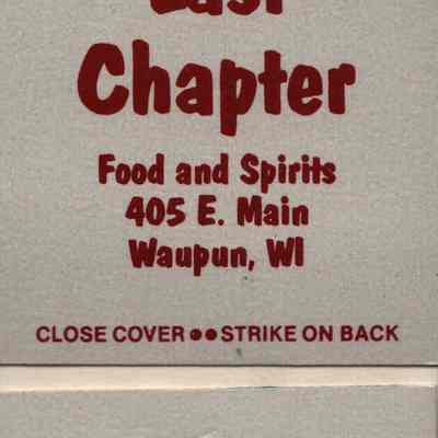 Matchbook, Last Chapter