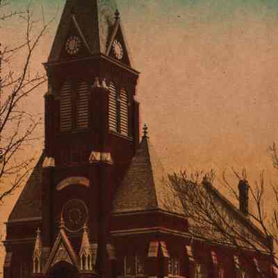 Postcard, Church, Lutheran, Color, #1027