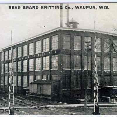 Postcard, Bear Brand Knitting Co