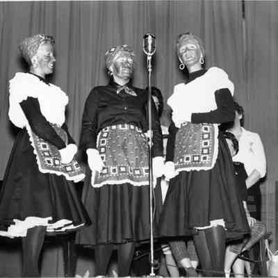 Photograph, 1960 Variety Show, College Club and Kiwanis Club, Blackface