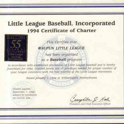 Charter, 1994 Little League