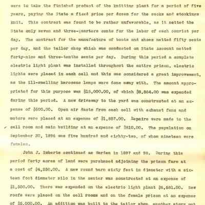 Brief history of Wis.State Prison.
