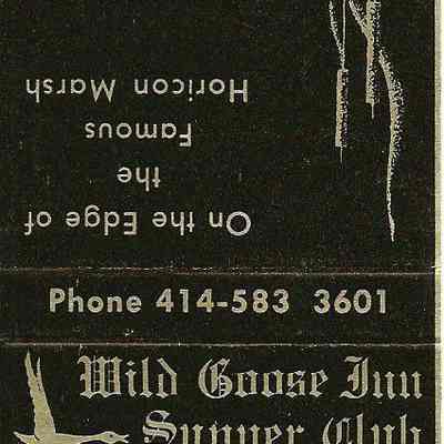 Matchbook, Wild Goose Inn Supper Club