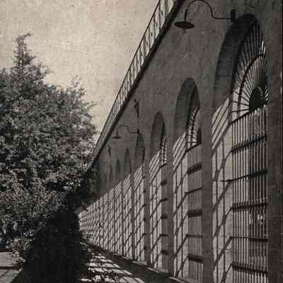 Postcard, Corrections, Wisconsin State Prison, Front Wall