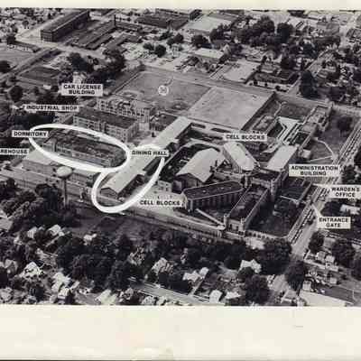 Photograph, Corrections, Wisconsin State Prison, Aerial , Prison Disturbance