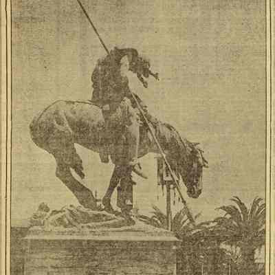 Newspaper Article, The End of the Trail, by James Earl Fraser, To Be Saved From the Exposition