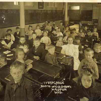 Photograph, First and Second Grade at North Ward School