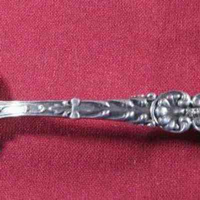 Sterling/gold wash spoon. 1899