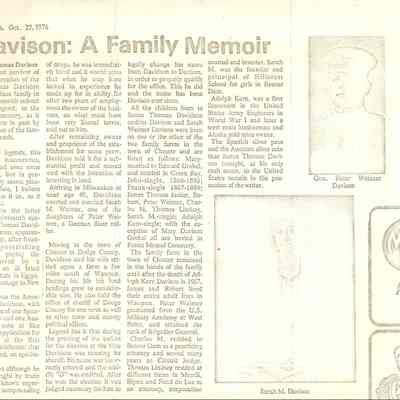 Page 2 The Davison Family Legend