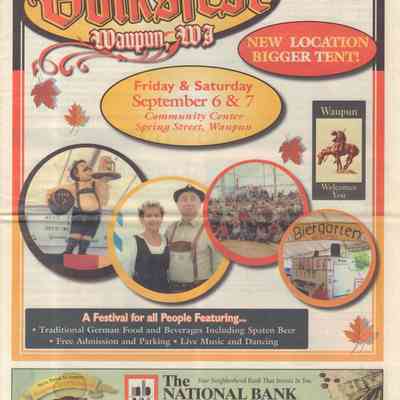 Program, Volksfest, 2013