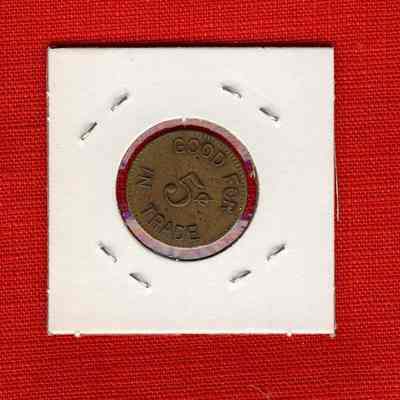 Geo. Galler bar token.