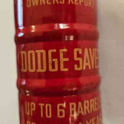 Bank, Metal, Dodge, Barrel