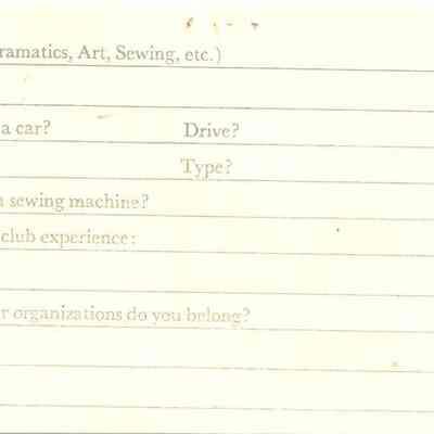 Side 2, Membership card
