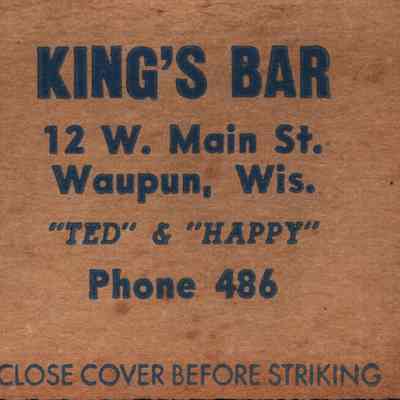Matchbook, King's Bar