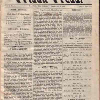 (1886) prison press (Waupun prison): Origformat: Other