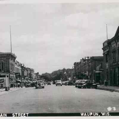 Postcard, Main Steet, Looking East, circa 1940, #3