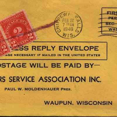 Envelope, Small, Truckers Service Association, Inc., Paul Moldenhauer