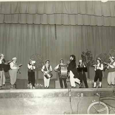 Photograph, 1960 Variety Show, College Club and Kiwanis Club, Band