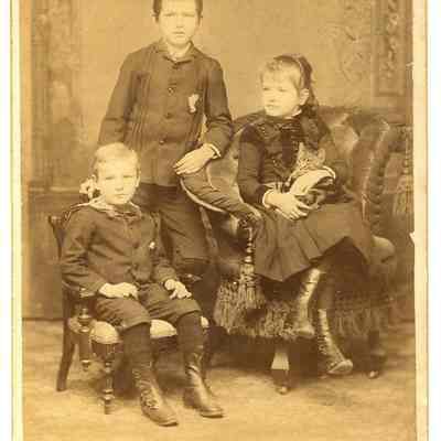 Cabinet Card, Johnson, Henry Landaal, Arend Landaal, Allie Landaal