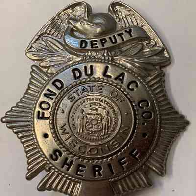 Badge, Fond du Lac Co. Sheriff Deputy