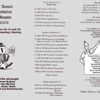 Volksfest Waupun 2000