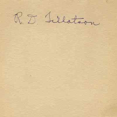 P. 109, Roy D. Tillotson.