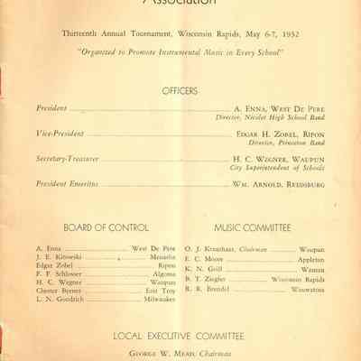 pg. 5, Committees, O. J. Kraushaar