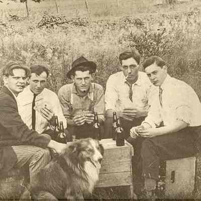 Photograph, Drinking Beer and Playing Cards