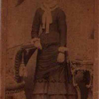 Cabinet Card, Johnson, Emilee Krueger, Mrs William Putsch