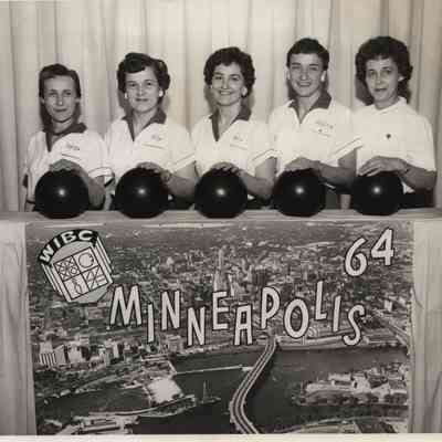 Photograph, Bowling, 1964, WIBC Minneapolis, Tulip Lanes