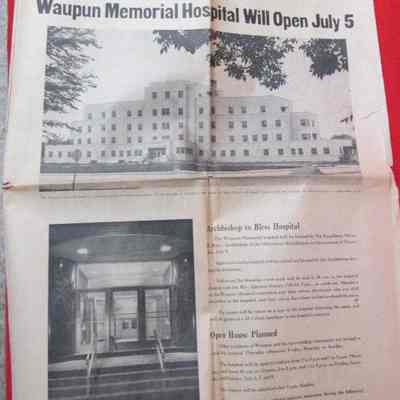 Special Leader-News edition-Waupun Memorial Hospital-1951