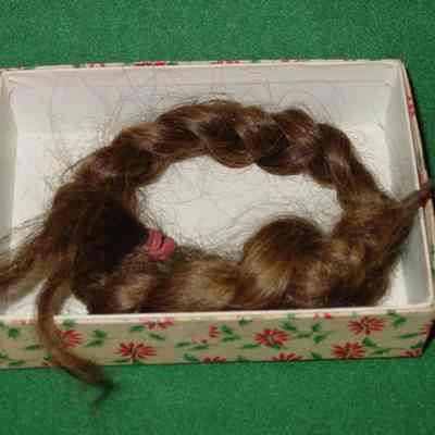 Inez Clara Wilcox, Braided Cut Hair