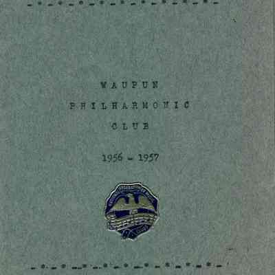 Philharmonic, Music Club, 1956-1957