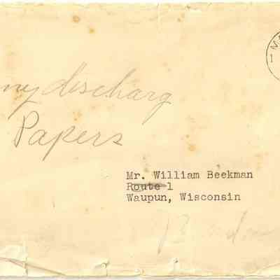 Army discharge envelope