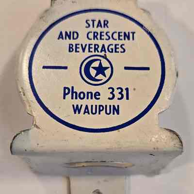 Bottle Cap Opener, Star and Crescent