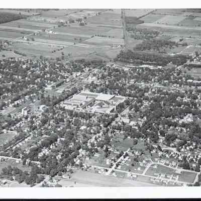 Waupun 1950's aerial photos.