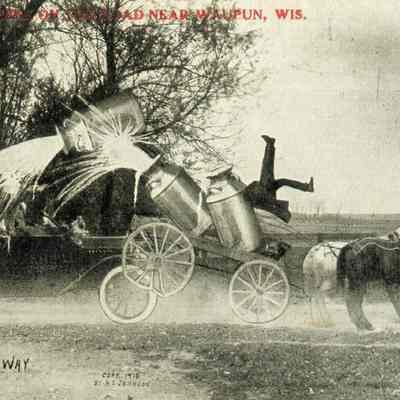 Johnson Postcard, comic "The Milky Way."