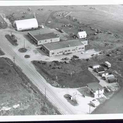 Waupun 1950's aerial photos.