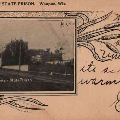 Postcard, Corrections, Wisconsin State Prison