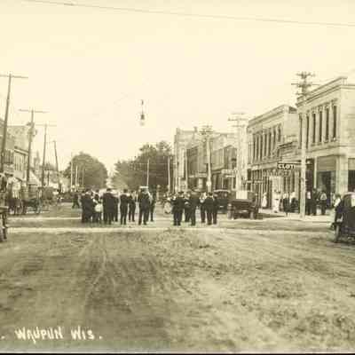 Postcard, Main Street, Looking East