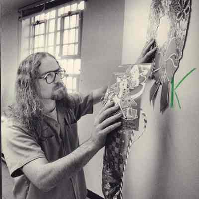 Photograph, Corrections, Wisconsin State Prison, Christmas Decorating