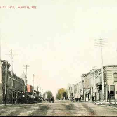 Postcard, Main Street, Looking East