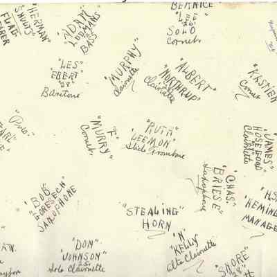 1925 band signatures